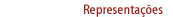 Representa&ccedil;&otilde;es